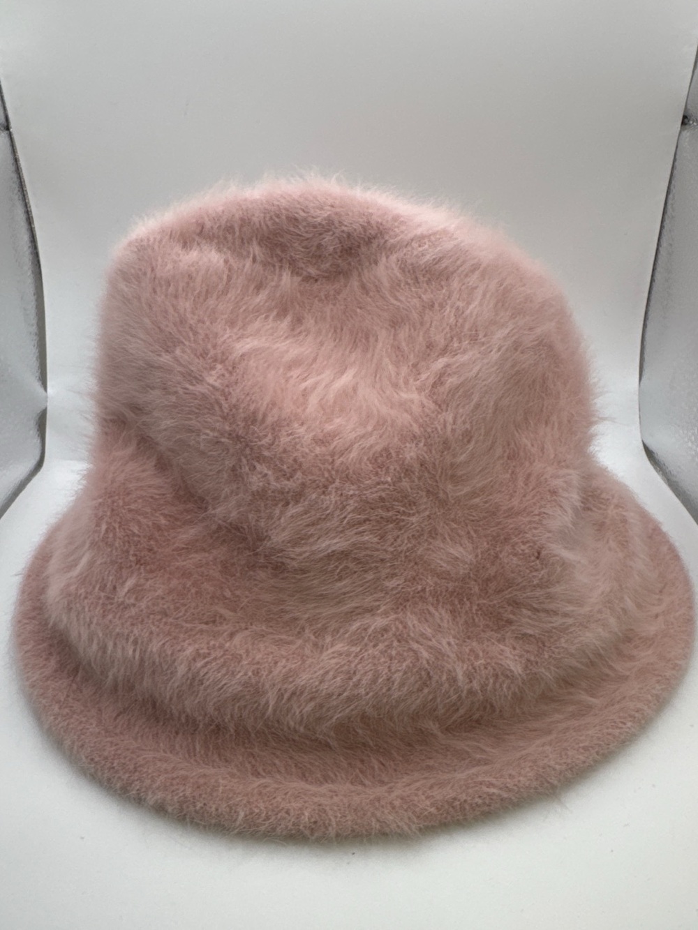 Kopka Accessories Germany Blush Pink 80% Angora Fur Fluffy Bucket Cloche Hat